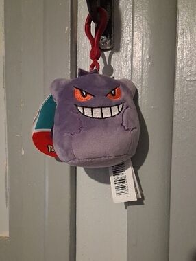 Squishmallows X Pokemon Gengar Plush Keychain